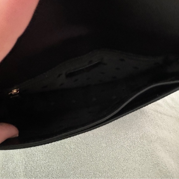 KATE SPADE Black Staci Saffiano Leather Flap Crossbody Bag - Picture 8 of 15